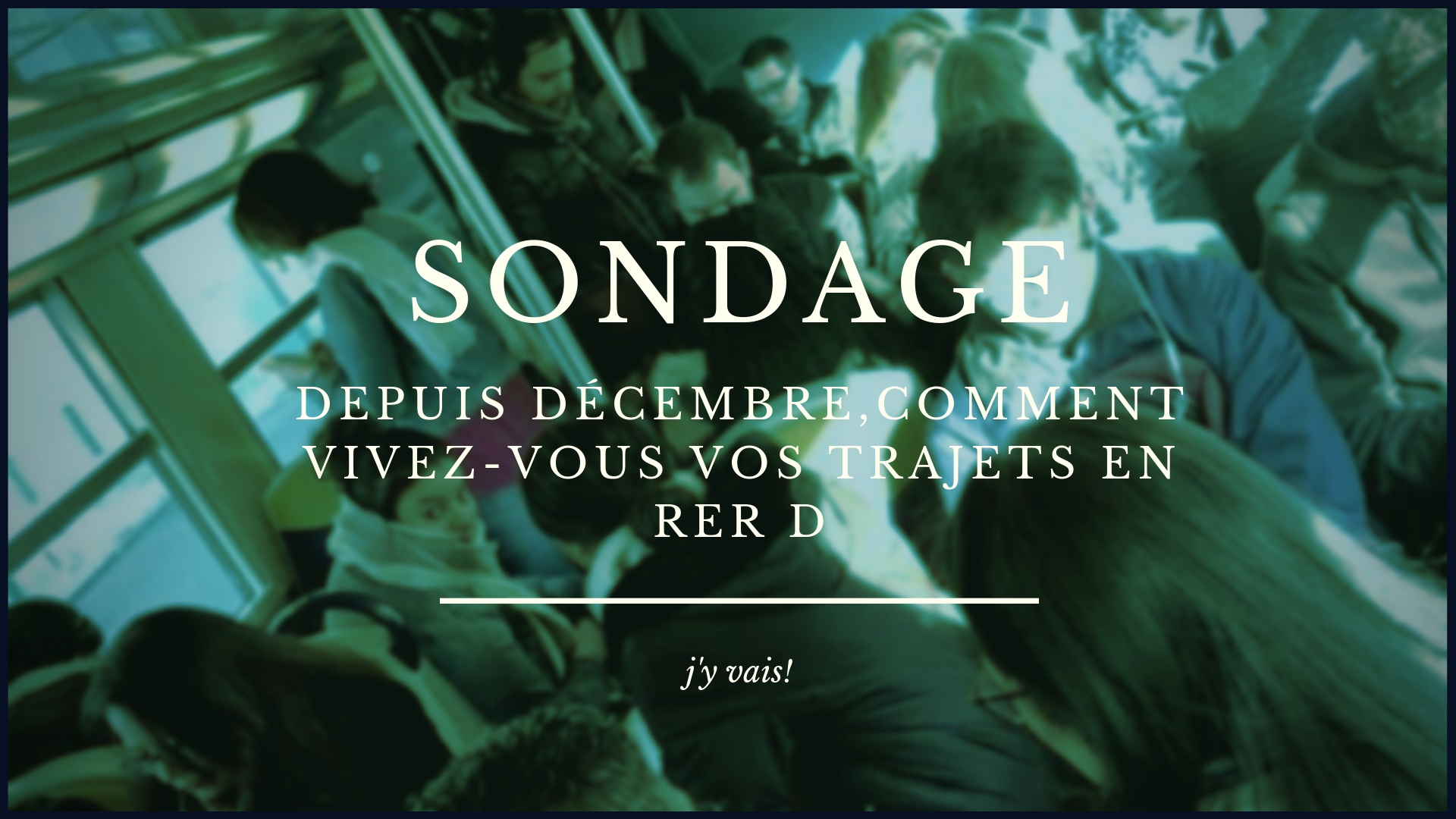 You are currently viewing Sondage : dîtes-nous comment vous vivez vos trajets depuis le mois de décembre 2018.